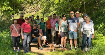 WCV als Wandergruppe verkleidet unterwegs
