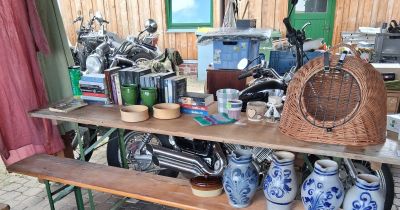 Rückblick: Der erste Dorfflohmarkt in Neudorf - Foto: Sabrina Lauster