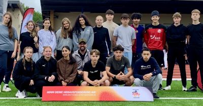 Friedrich-August-Genth-Schule beim Sportabzeichen-Tourstopp in Hanau aktiv
