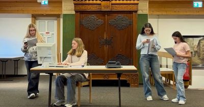 Probenfoto: Theatergruppe „Peter von Orb“
